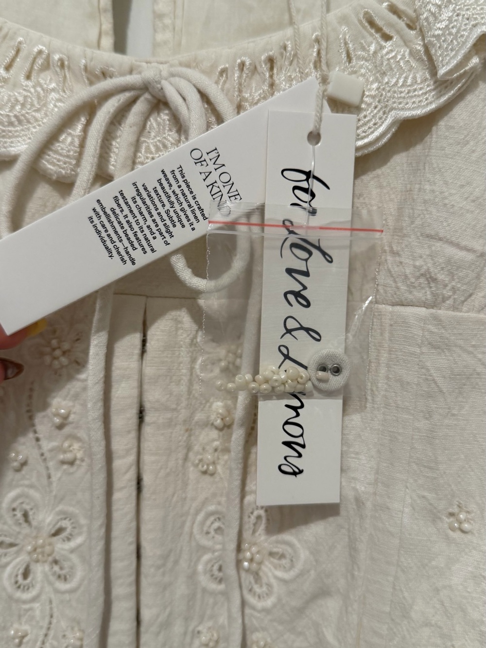 For Love & Lemons Adelie Midi Dress XS / White - Picture 4 of 8